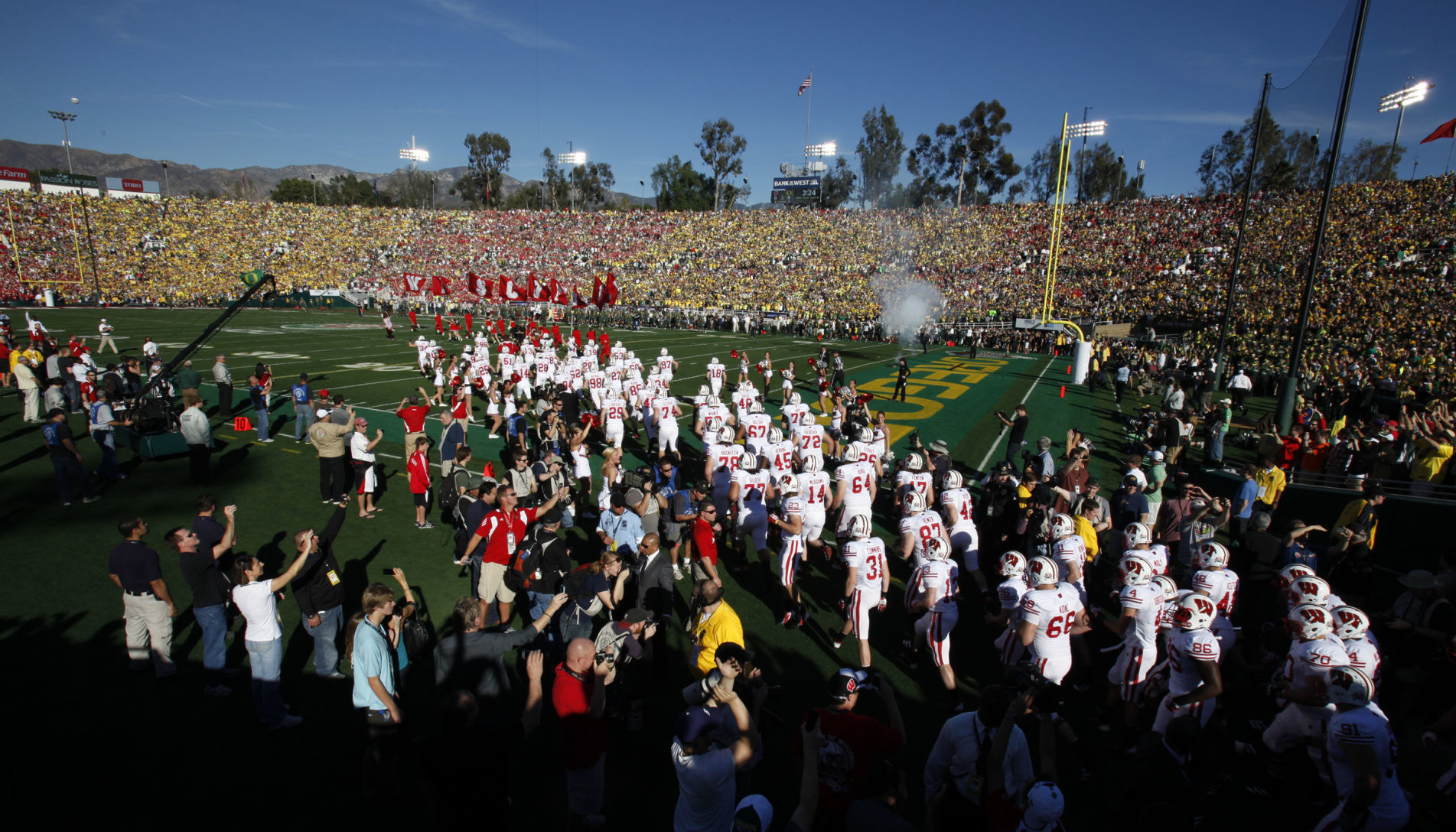 Taking the field